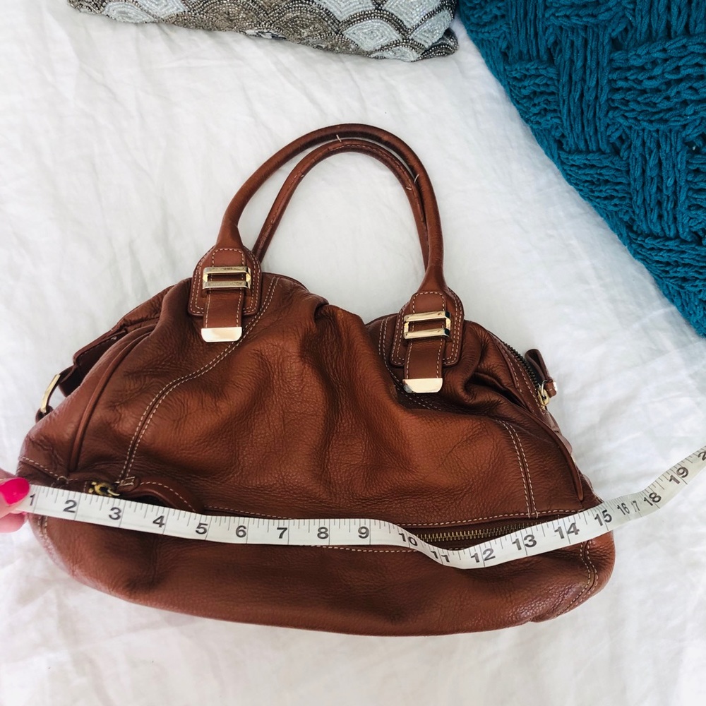 Liz Claiborne genuine leather satchel